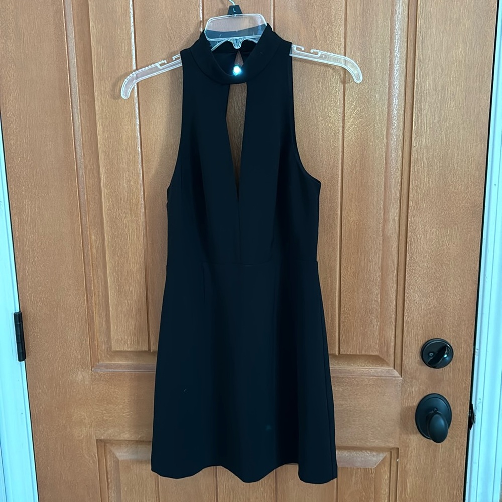 Express Black Backless Dress